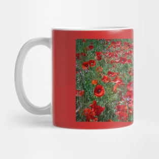 poppy flower Mug